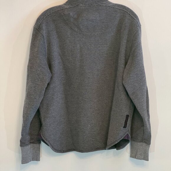 Robert Graham 1/4 Zip Jersey Knit Pullover Henley Sweater - Picture 2 of 9